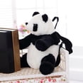 thumbnail image 1 of Mochila de felpa Hugo Cute Cartoon Plush Panda Mochila Escolar para viajes, 1 of 10