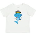 thumbnail image 3 of Inktastic Pirate Shark, Shark Wearing Pirate Hat, Blue Shark Boys or Girls Baby T-Shirt, 3 of 5