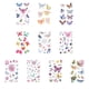 thumbnail image 1 of Tatuaje Impermeable 3D 10pcs 3D impermeable tatuaje dibujos animados tatuaje falso cuerpo animal para niños niñas maquillaje Ehuebsd Libre de BPA, 1 of 3