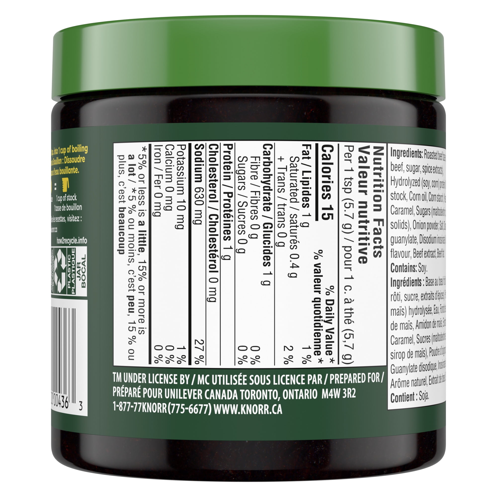 Knorr Premium Roasted Beef Flavour Bouillon Base Paste – 311g | Versatile & Easy to Use, KNORR ROASTED BEEF FLAVOUR BASE