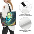 thumbnail image 7 of Lafuoo Enchanted Forest Butterfly A Pattern Single-Shoulder Shopping Bag, Hand-Held Storage Bag Suitable for Work and School, Unisex-One Size, 7 of 7
