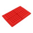 thumbnail image 2 of Waffle Silicone , Easy Cleaning Baking   Elasticity Easy Demoulding  For Waffle For Chocolates For Cakes 4 Grid Rectangular 51060,5 Grid Heart Shape 51068,4 Grid Heart Shape 58004, 2 of 8