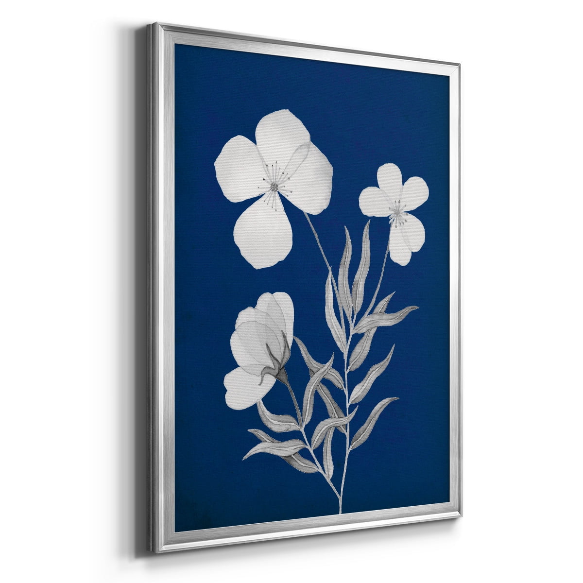 Indigo Sketch I Premium Framed Print - Ready to Hang