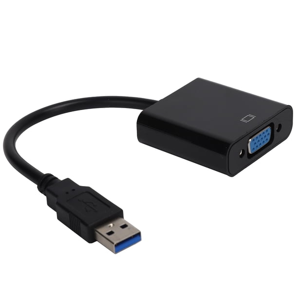Cable USB3.0 A VGA Converter 5Gbps HD 1080p Cable de video de 15pin Cable de Video externo femenino
