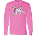 thumbnail image 3 of Inktastic Cute Unicorn Family Long Sleeve T-Shirt, 3 of 5