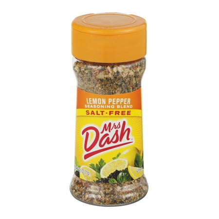 (3 Pack) Mrs. Dash Lemon Pepper Salt-Free Seasoning Blend 2.5 (Best Lemon Pepper Chicken Wings Recipe)