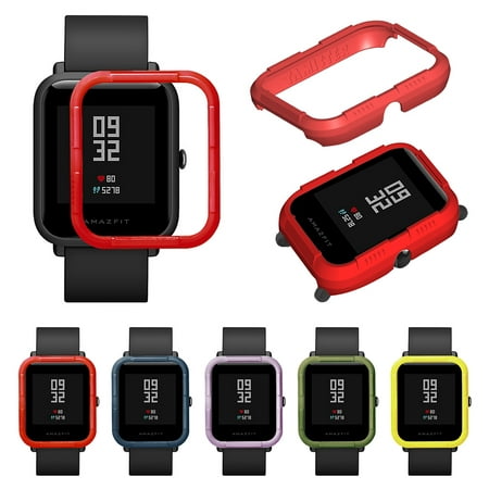 Protective Case for Xiaomi Amazfit Bip Youth Watch Hard PC Cover Shell Frame Bumper Protector for Amazfit Bip Bit Access
