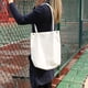 thumbnail image 3 of Sonducket Bolso de mano de pana para mujer, bolso de hombro ligero, bolsas de compras de gran capacidad, almacenamiento, bolsos informales Retro, Bolsas de mensajero y de hombro Blanco, 3 of 6