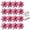 Pink, variant on 16 Pcs Christmas Poinsettia Artificial Flowers Decorations, 5.5" Christmas Tree Wreaths Garland Decor with Clips and Stems, Glitter Flowers Picks Decor for Xmas New Year Wedding Party Ornaments