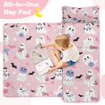 thumbnail image 4 of Cute Halloween Ghosts Pattern Toddler Nap Mats for Kids Preschool,51"x22" Sleeping Mat Bag or Kids,Toddler Sleeping Bag,Toddler Nap Mat or Daycare, 4 of 6