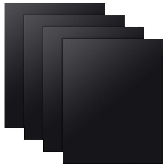 4 pc 4 Sheets Black ABS Plastic Sheet 9.8x7.9 inch ABS Plastic Plates 1mm Thick Hard Plastic Sheet for Architectural Models Sand Table Building Model Material Supplies