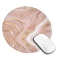 thumbnail image 2 of Disketp Rose Gold Glitter Splatter Small Mouse Pad 7.9x7.9 Inches,Washable Round Mousepad For Office Laptop Computer,Non-Slip Rubber Base Mouse Pads For Wireless Mouse, 2 of 9