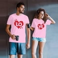 thumbnail image 3 of TYGHBN Valentine's Day Graphic Short Sleeve T Shirt for Men and Women Casual Fashion Tee for Youth Women Compression Shirts Fashion Shirt Women Thin T Shirts Women Set Shirt Women's Plain T Shirt, 3 of 5