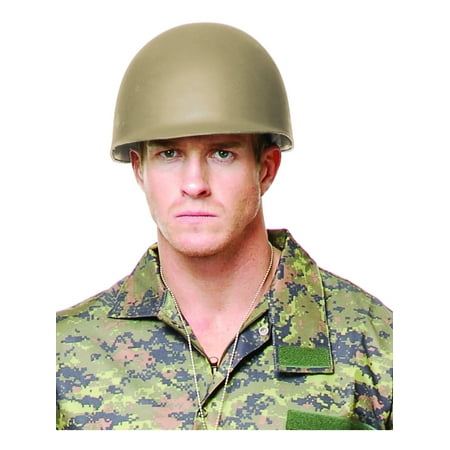 Deluxe Adult Costume Accessory Tan Desert Storm Soldier Army G.I. Helmet
