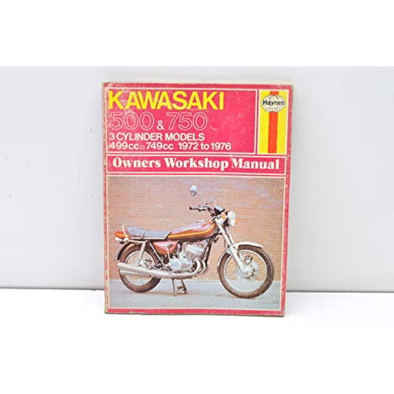 Pre-Owned Kawasaki 500 and 750 Cylinder Models Owners Workshop Manual (3-Cyl Models 69-76), 9780856963254, 0856963259, Paperback,