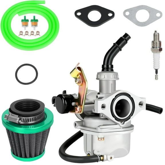 PZ19 Carburetor Carb Cable Choke Suitable for 50 70 90 110cc 125cc ATV Quad Taotao Kazuma Peace Sports Loncin Roketa Kayo Fox Baja SSR Pit Dirt Bike Go Kart Scooter Parts