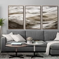 thumbnail image 3 of IDEA4WALL 3 Piece Framed CanvasWall Art for Living Room, Bedroom Golden Waves Canvas Prints for Modern Home Decoration Ready to Hang, 3 of 4