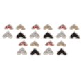 thumbnail image 1 of Iron On Patches, 20 Pcs Rhinestone Embroidered Patches Sturdy   for Clothing Decoration, 1 of 7