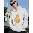 thumbnail image 2 of Love At First Bite Hoodie Men -Image by Shutterstock, Male 3X-Large, 2 of 4