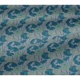 thumbnail image 4 of oneOone Cotton Jersey Light Mint Green Fabric Insect|Leaves & Lotus Floral Dress Material Fabric Print Fabric By The Yard 58 Inch Wide, 4 of 4