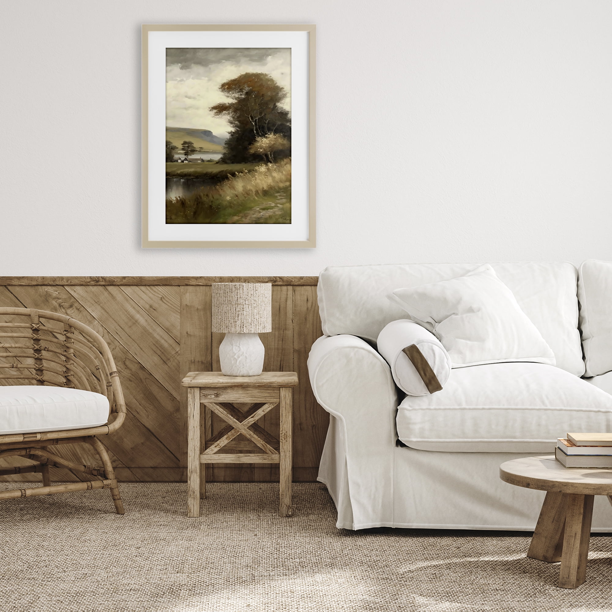 Stupell Industries House By The Water Retreat Birch Framed Print Under Glass, design by Creative Studio