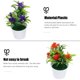 thumbnail image 3 of FELTECHELECTR 4Ud Plantas Artificiales Decorativas En Maceta Con Bonsái Multicolor Para Y Oficina, 3 of 7