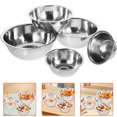 thumbnail image 1 of Homoyoyo 5Ud Bol Redondo De Acero Inoxidable Para Cocina Mezclar Duradero, 1 of 6