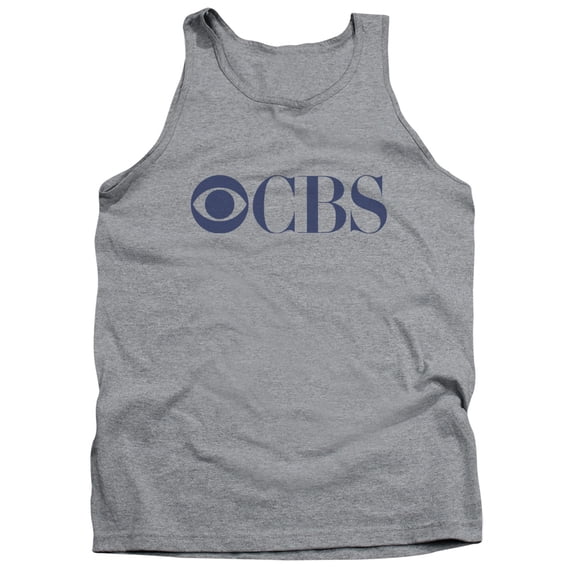 Cbs Logo Adult Tank Top Athletic Heather