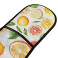 thumbnail image 4 of Yayeee Double Oven Mitt Kitchen Heat Resistant Baking 35" x7" Quilted Glove, Candy Lemon, 4 of 6