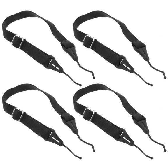 ibasenice 4Pcs Professional Black Glasses Ear Rope Portable Anti Skid Elastic Eyeglass Accessory