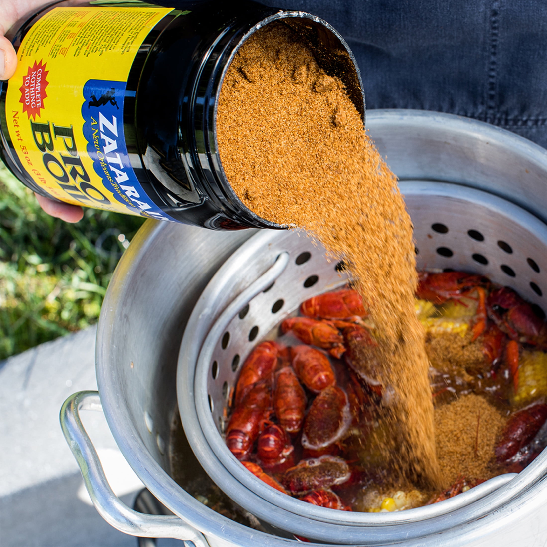 (2 pack) Zatarain's Seafood Pro-Boil, 53.0 oz Jar