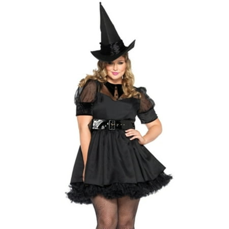 Leg Avenue Women's Plus Size Classic Bewitching Witch