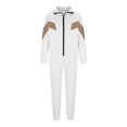 thumbnail image 4 of qolati Women's Two Piece Outfits Casual Long Sleeve Zipper Sweatshirts Jackets Tracksuit Casual Color Block Print Sweatsuit Workout Set with Pockets, 4 of 7