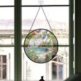 thumbnail image 3 of Xmas Gift - Puerto Rico Xmas Stained Glass Hanging Ornament - Minimal Holiday Tree Decor, Christmas Gift for Mom, Dad, Friends, 3 of 3