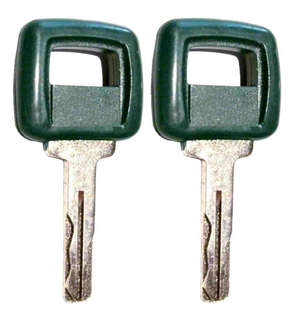 2Pack OEM Ignition Keys for Volvo Loader, Hauler Models (A20C A40D, DA25D, DA30D) 11039228