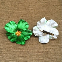 Bilqis Artificial Flower Hair Clip, Flower Hairpin Hawaiian Plumeria Hairpin for Seaside Holiday, Bridal Hair Accessories Bobby Pins Headwear for Woman Girl Lady Kids