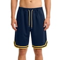 thumbnail image 2 of HAJWOH Men's Basketball Shorts Elastic Waist with Drawstring Breathable Athletic Gym Running Casual Sports Shorts, 2 of 4