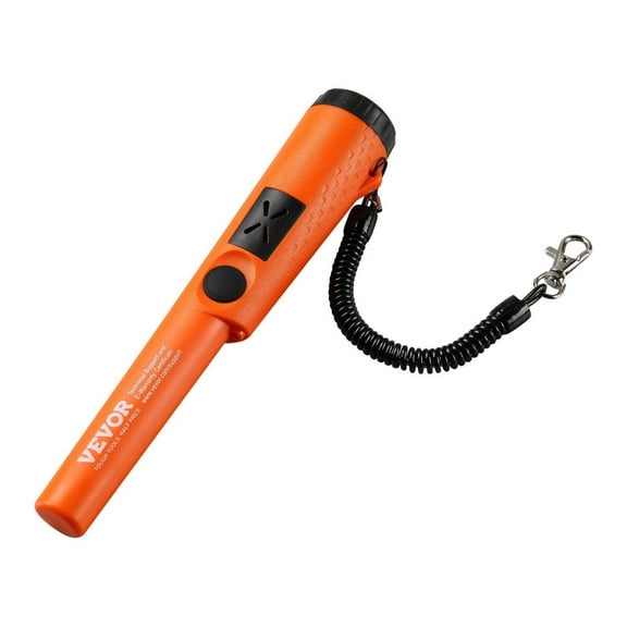 Metal Detector Pinpointer, Partial Waterproof Handheld Pin Pointer Wand, 1.96" Detection Depth, 3 Modes, Treasure Hunting Probe with Holster, Waterproof Bag and 9V Battery, for Adults and Kids Default