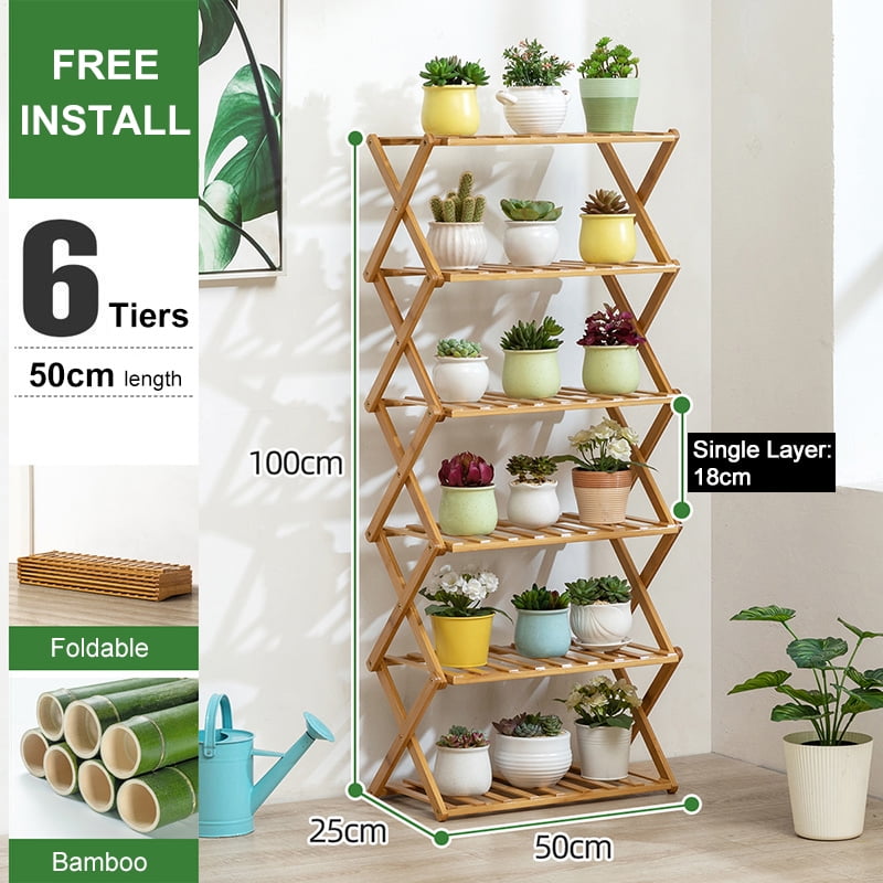 Details about   Wide 3/4 Tier Wooden Flower Plant Pot Display Rack Shelf Ladder Bookcase Shelves 