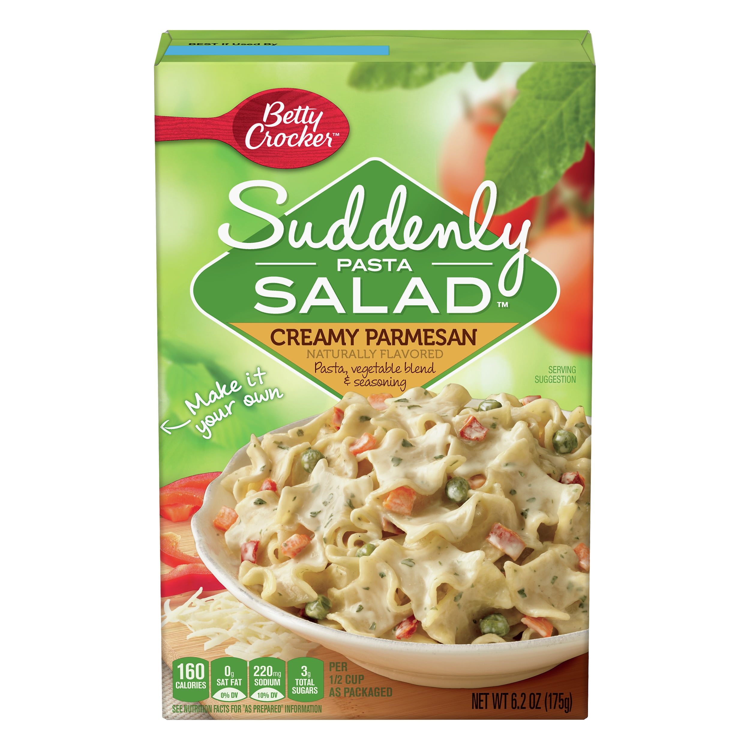 Betty Crocker Suddenly Salad Creamy Parmesan Pasta Salad Mix 6.2 oz Box