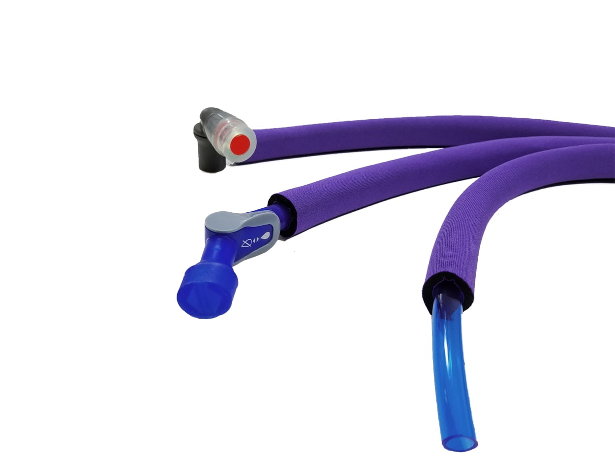 Hydration Pack Insulated Drink Tube Hose Cover Sleeve Purple by