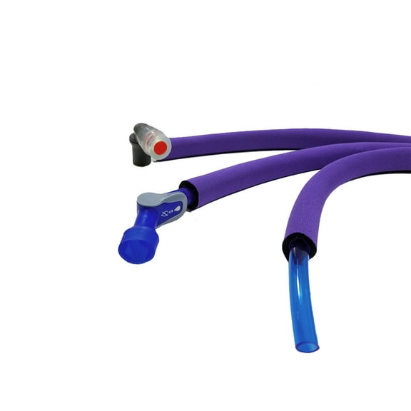 Hydration Pack Insulated Drink Tube Hose Cover Sleeve - Purple