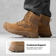 thumbnail image 3 of NORTIV 8 Men's Waterproof Work Military Tactical Boots Rubber Toe Leather Outdoor Hiking Motorcycle Combat Boots, 3 of 9