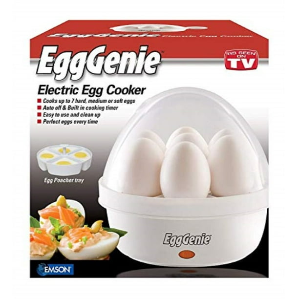 Egg Genie by Big Boss, The Original Rapid Egg Cooker 7 Egg Capacity Electric Egg Cooker for
