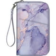 thumbnail image 4 of RFID Blocking Travel Wallet & Family Passport Holder Organizer Lilac Purple, 4 of 5