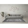 thumbnail image 3 of Ahgly Company Indoor Round Oriental Gray Industrial Area Rugs, 6' Round, 3 of 4