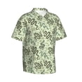 thumbnail image 2 of Daiia Green Snake Hawaiian Shirt for Men Gentle Cotton Regular Short Sleeve Casual-XX-Large, 2 of 9
