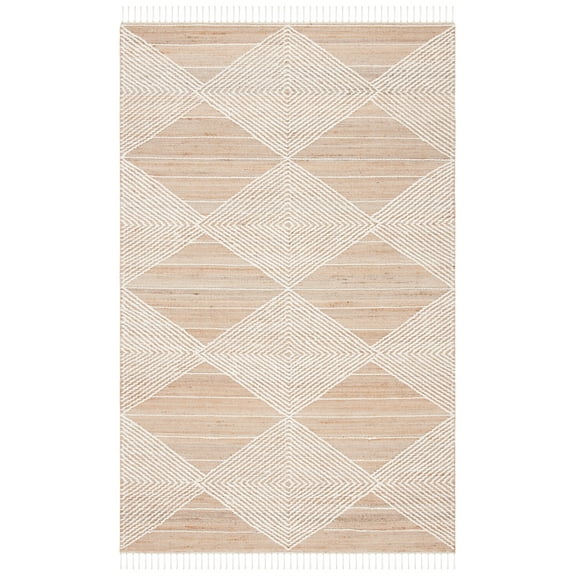 SAFAVIEH Kilim Kathleen Diamond Area Rug, Natural, 4' x 6'