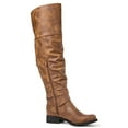 thumbnail image 4 of GLOBALWIN Women's Over-The-Knee Boots Brown Thigh High Boots 9.5M, 4 of 8