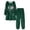 Green, variant on Fuzzy Pajamas for Women Christmas Long Sleeve Pullover Pants Set Womens Loungewear Set Winter Soft Pajama Set for Women